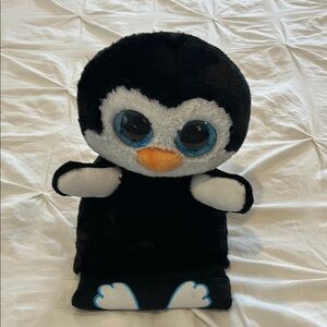 Ty Inc 2016 Beanie Boo Peek-a-Boos Penni Penguin Plush Phone Holder